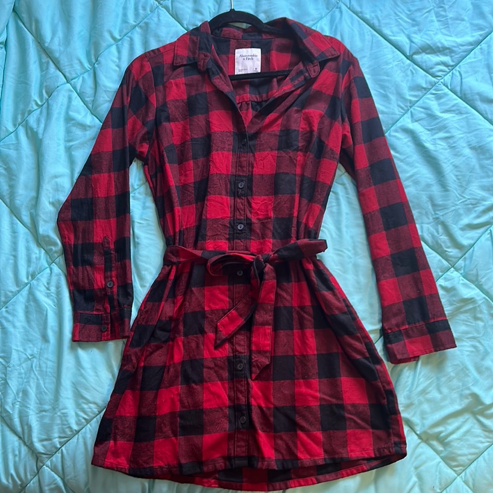 Abercrombie Buffalo Plaid Dress